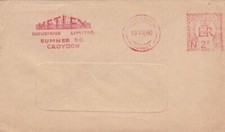 GB 1960 Metlex Industries Ltd 2d Metered Slogan Cover VGC