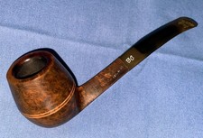 BUTZ CHOQUIN 1394 REGATE MAJOR SMOOTH QUARTER BENT BULLDOG AGED BRIAR PIPE