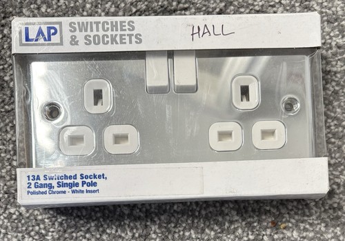 Lap 13a switched socket gang - switched,