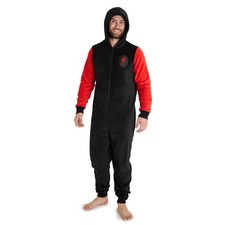 Liverpool F.C. All in One Fleece Pyjamas, Football Gifts for Men Teens