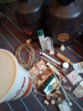 2 BOOTS PRESSURE BARREL HOME BREW BEER FERMENTING BIN ACCESSORIES HADDENHAM HP17