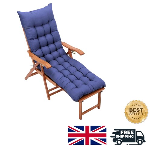 Thick dark blue sun lounger - thick,