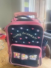 Funky Friends Vintage Backpack Stroller ; pink & blue colour , pre-owned