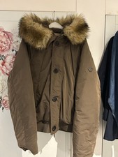 Armani Jeans Bomber Fur Hood