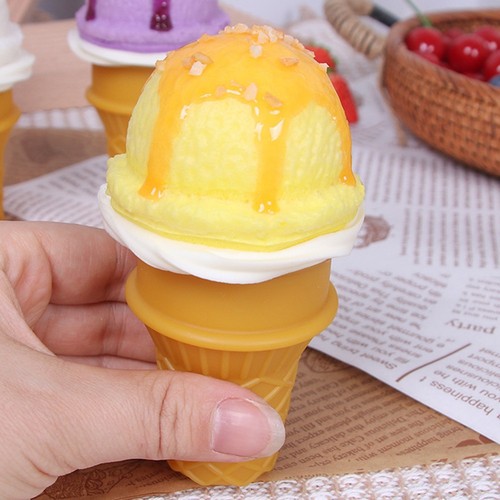 Realistic simulated ice - simulated, cream