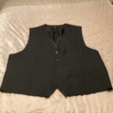 Williams & Brown Men’s Dark Grey Waistcoat Size 56S