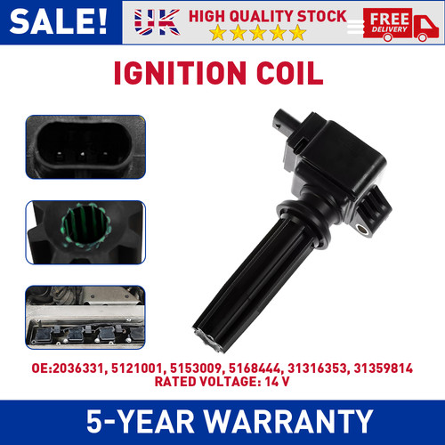 Pencil ignition coil pack fits - coil,