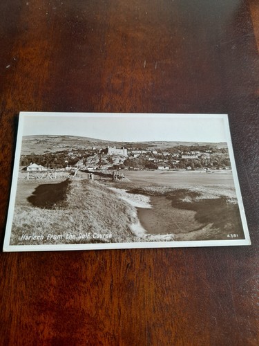 Old postcard harlech - postcard, from