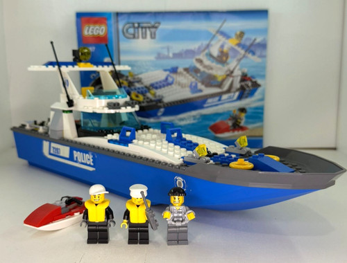 Lego city police boat - boat,
