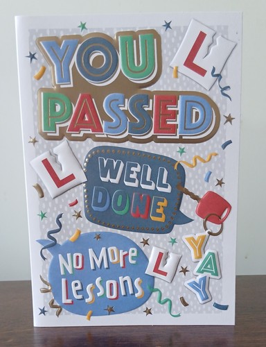 Driving test congratulations - test,