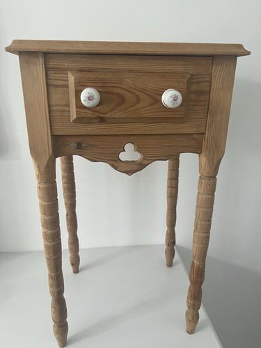 Vintage pine bobbin leg - vintage,