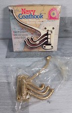Solid Cast Brass Navy Coathook