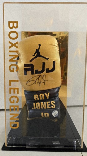Roy jones signed gold - jones,