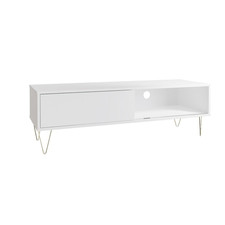 White TV Stand – Media