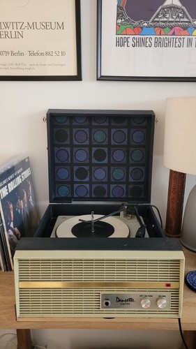 Dansette capri record player - record,