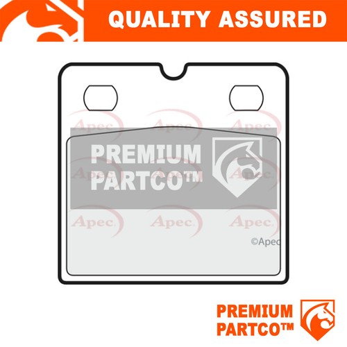 Premium rear brake pads - rear,