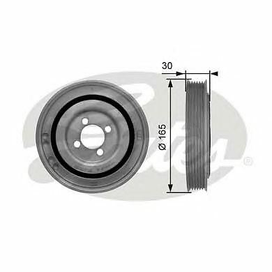 Crankshaft belt pulley tvd - belt,