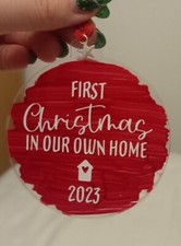 First Christmas In Our Own Home 2023 Tree Decoration Price Reduction!