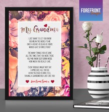 Personalised POEM PRINT