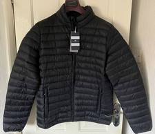 BNWT Crew Clothing Company Mens Quilted Puffer Jacket - Black - Small - RRP £109