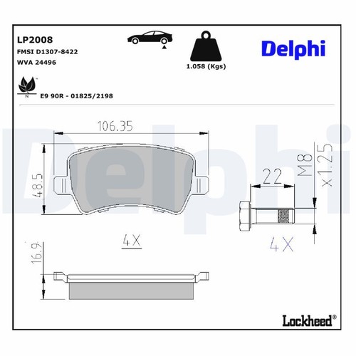Disc brake - brake, pad