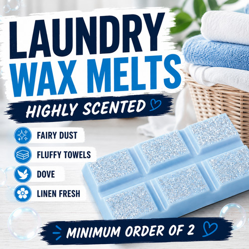 Laundry wax melts snap - laundry,