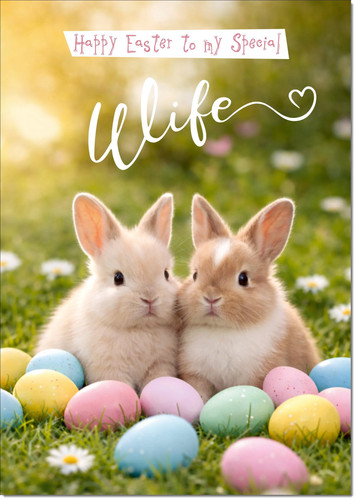 Doodlecards wife easter - wife,