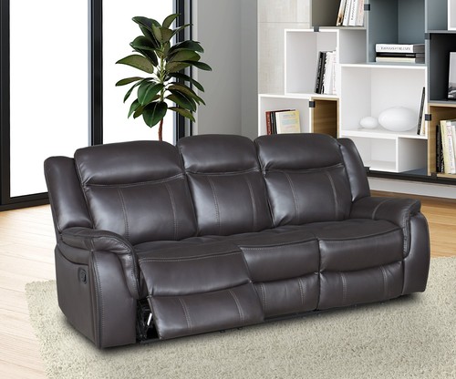 Dark brown high - grade, leather