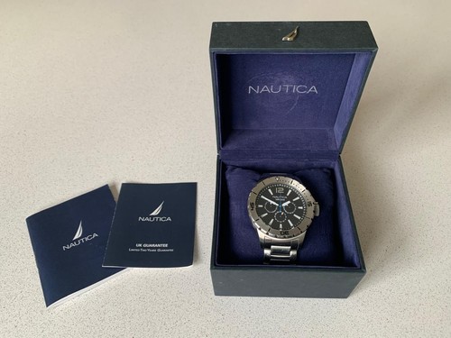 Nautica watch a19569g - , men's