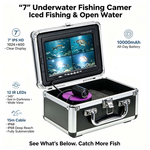 Underwater fishing camera - 7",