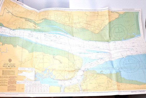 Admiralty chart 1185 - chart,