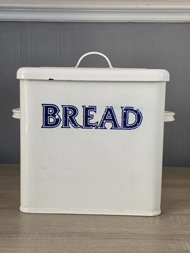 Vintage enamel farmhouse bread - vintage,