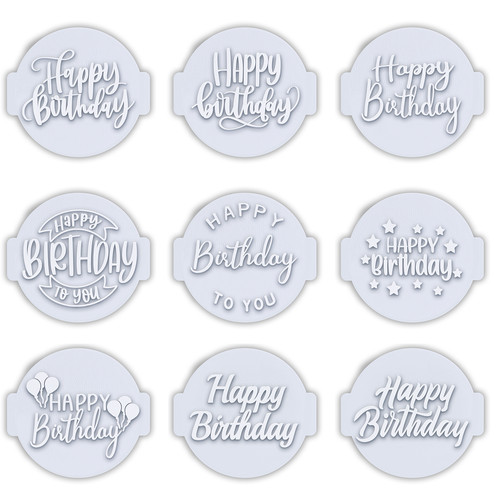 Happy birthday embosser - happy, stamp