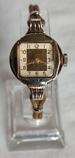 Vintage Newmark Ladies' Art Deco 5 Jewels Gold Tone Wristwatch-Spares/Repair