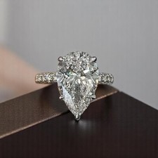 Pear Cut Diamond Wedding Ring