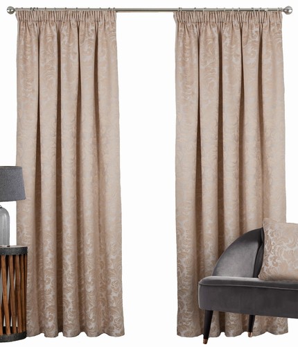 Wokingham curtain damask - curtain, –