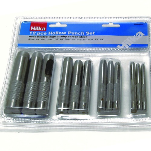 Hilka hole punch set 12pc - punch,