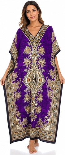 Long beach maxi kaftan dress - kaftan,