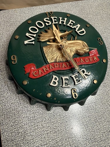 Vintage moosehead beer - beer, clock