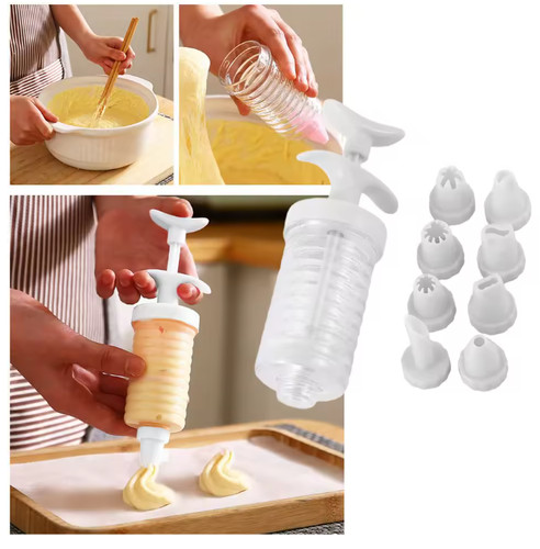 8pcs set icing - icing, gun