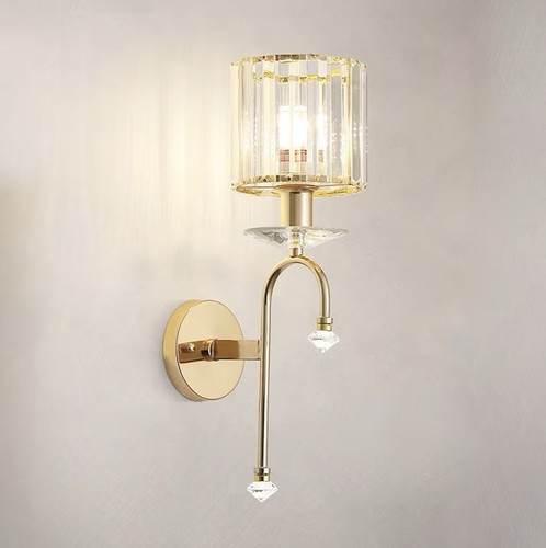 Modern crystal wall light - modern,