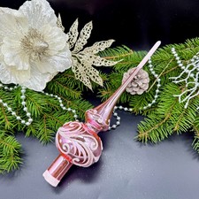 Pink Glass Christmas Tree