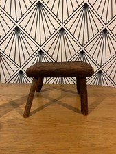 Antique Oak Milking Stool -