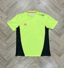 Adidas Adi5 Pullover Crew Neck Neon Green Football T Shirt Men’s M