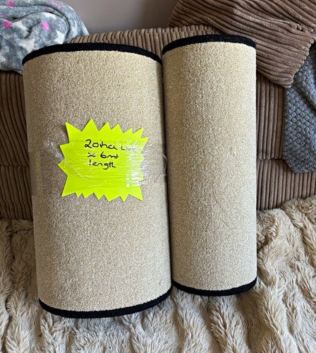 Cream beige stair carpet - beige,