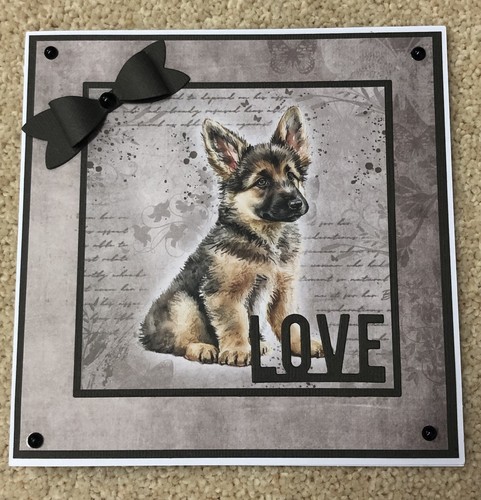 Handmade card german - of,
