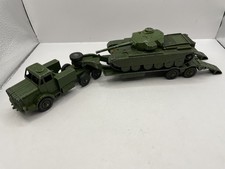 DINKY TOY TANK TRANSPORTER NO 660 & CENTURIAN TANK NO 651