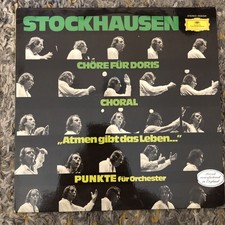 STOCKHAUSEN Chore Fur Doris Choral Punkte DG Stereo 2530 641 LP