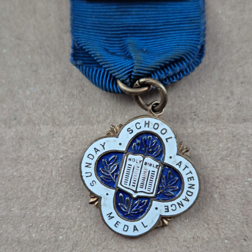 Sunday school attendance - attendance, medal