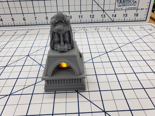 Brazier statue set - brazier,